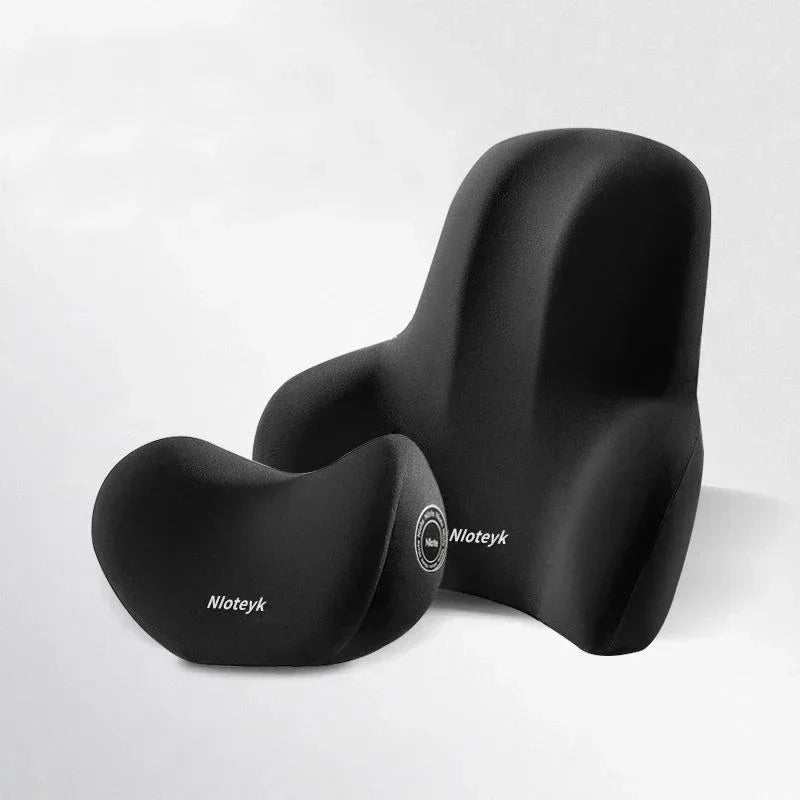Memory Foam Car Neck Cushion Car Lumbar Support for Car Supplies Universal Neck Pillow Waist Cushion Car Seat Car Accessories