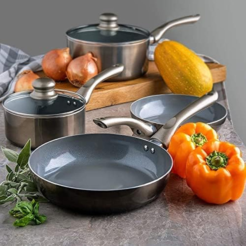 Pots and Pans Set Nonstick, 6-Piece Induction Cookware Set