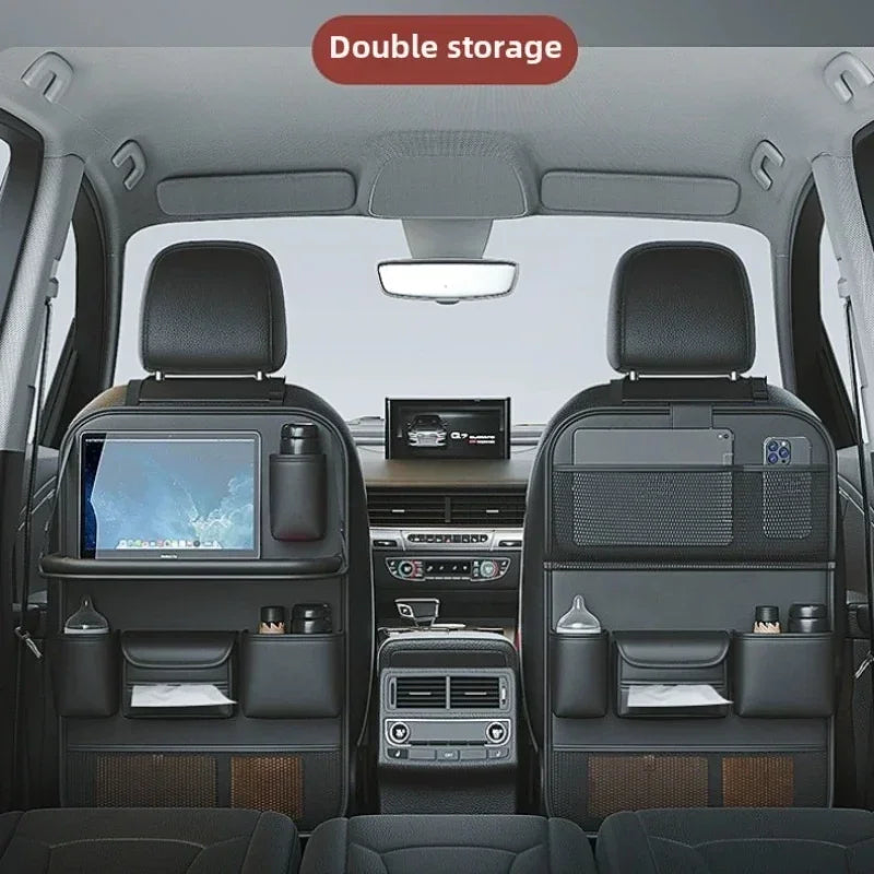 Car Chair Back Storage Rack Seat Back Storage Bag Folding Small Table Board for Car Back Storage Supplies for Car Essentials