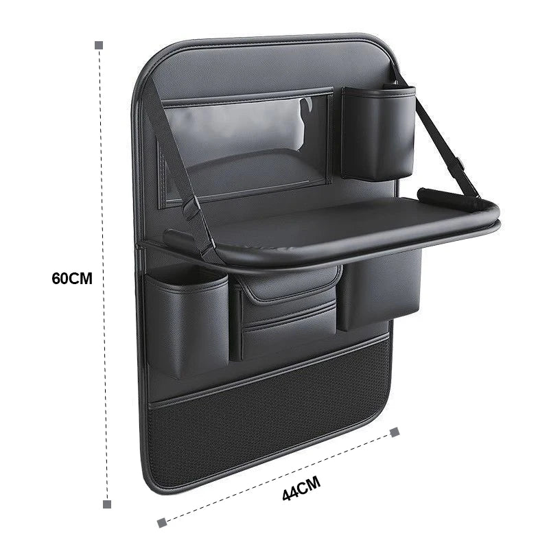 Car Chair Back Storage Rack Seat Back Storage Bag Folding Small Table Board for Car Back Storage Supplies for Car Essentials